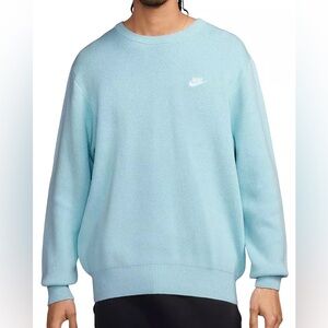 Nike Club Crew-Neck Sweater Glacier Blue/White
Size XS
(Unisex)
